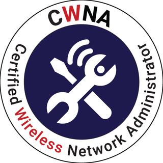 Certified Wireless Network Administrator badge